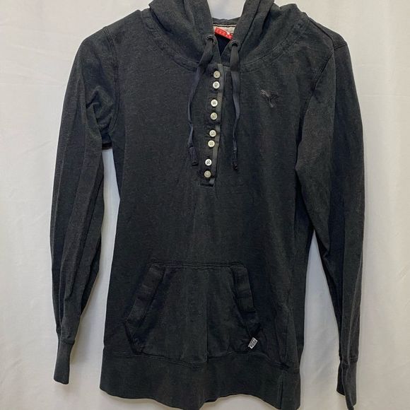 Puma Tops - Puma women’s long sleeve gray shirt with hood size S